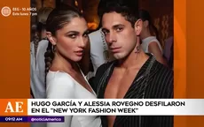 Hugo García y Alessia Rovegno desfilaron en el New York Fashion Week  - Noticias de nueva-zelanda