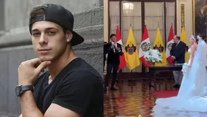 Hugo García expresó emotivo discurso en boda civil de Alejandra Baigorria y Said Palao / Instagram