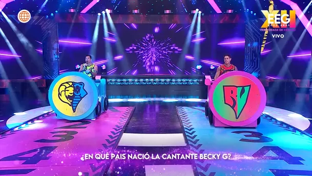 Hugo García venció a Patricio Parodi en juego de conocimiento. Fuente: AméricaTV Hugo García venció a Patricio Parodi en juego de conocimiento. Fuente: AméricaTV