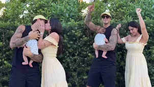 Hugo e Isabella Lad/era celebraron los 3 meses del pequeño Koa/ Fotos:IG@hugogarcia