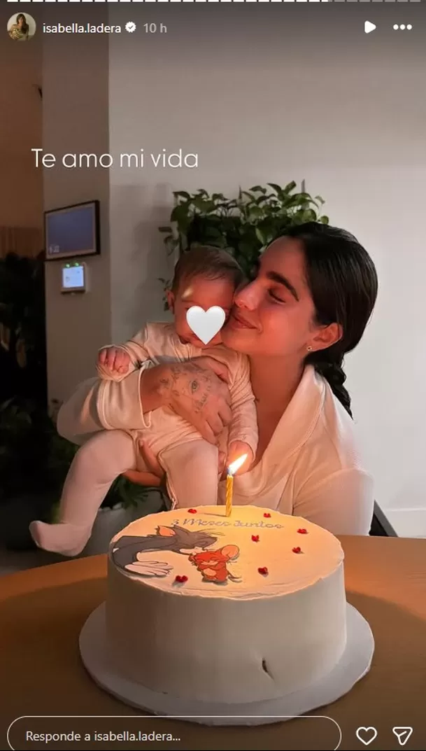 Hugo García e Isabella Ladera dedicaron tiernos mensajes a Koa por sus tres meses de vida/ Captura IG Hugo García e Isabella Ladera dedicaron tiernos mensajes a Koa por sus tres meses de vida/ Captura IG