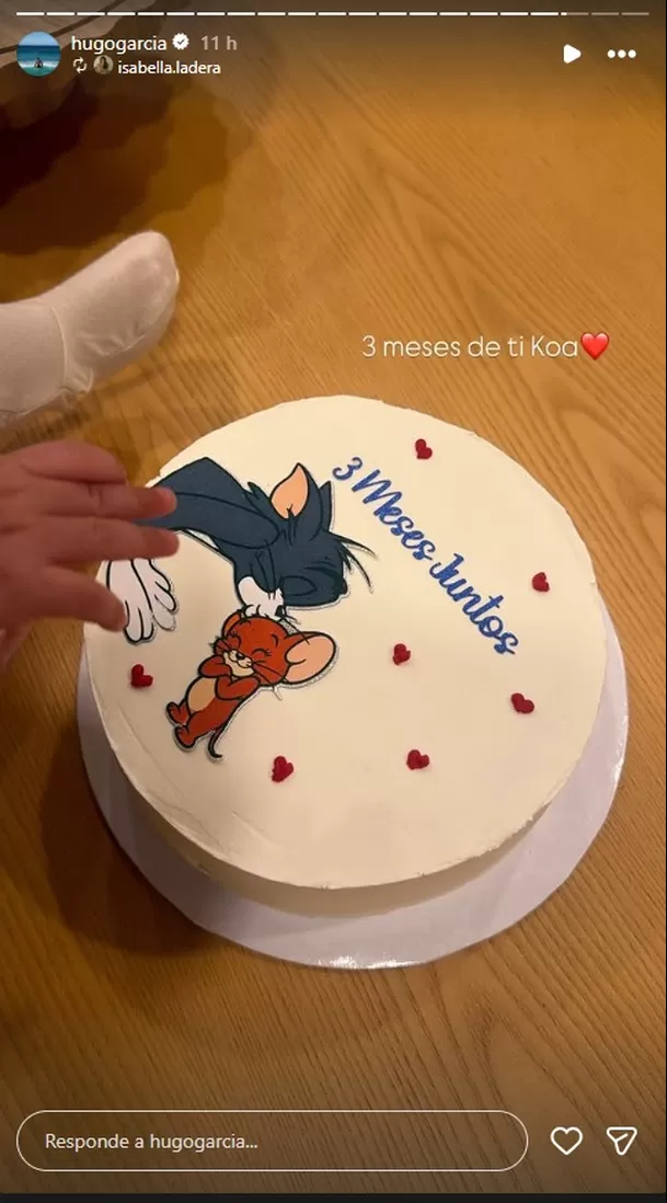 Hugo García e Isabella Ladera festejaron los 3 meses de Koa/ Captura IG Hugo García e Isabella Ladera festejaron los 3 meses de Koa/ Captura IG