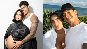 Hugo García e Isabella Ladera compartieron una emotiva sesión fotográfica por el Día del Padre. La pareja posó piel con piel frente al mar, resaltando el avanzado embarazo de la influencer. Video: América TV