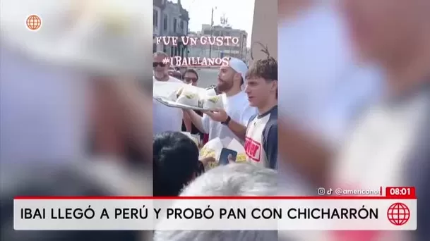 Ibai Llanos llega al Perú/ América Noticias Ibai Llanos llega al Perú/ América Noticias