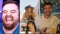 Ibai Llanos/Shakira/ Gerard Piqué/ Fotos: Youtube/ Whatsapp