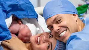 Ignacio Baladán y Natalia Segura le dieron la exclusiva del nacimiento de su hijo a una revista. Foto: Instagram