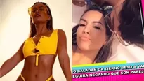 La parejita pasó el fin de semana con Patricio Parodi y Flavia Laos en Santa Eulalia (Foto: Instagram / Captura América TV)