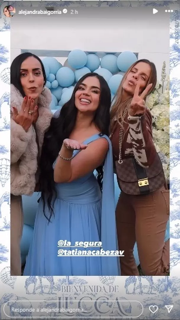 Alejandra Baigorria junto a Natalia Segura. Fuente: Instagram