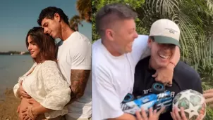 Los exguerreros celebraron la próxima paternidad de Hugo García con un gesto que llamó la atención en redes. Video: Instagram