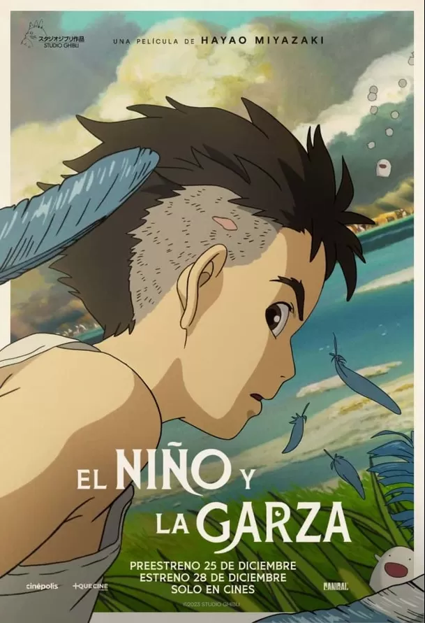'El niño y la garza' ganó en los Globos de Oro 2024 / Studio Ghibli