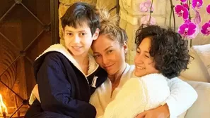 Jennifer Lopez y sus hijos. Foto y video: Instagram