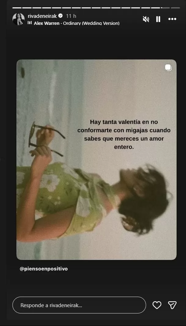Korina Rivadeneira compartió una reflexión sobre no conformarse con “migajas” y saber que se merece un “amor entero”. El mensaje aparece después de que contara públicamente cómo vivió el final de su matrimonio con Mario Hart Foto: Instagram @rivadeneirak Korina Rivadeneira compartió una reflexión sobre no conformarse con “migajas” y saber que se merece un “amor entero”. El mensaje aparece después de que contara públicamente cómo vivió el final de su matrimonio con Mario Hart Foto: Instagram @rivadeneirak