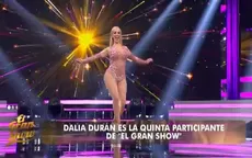 El ingreso triunfal de Dalia Durán a El Gran Show  - Noticias de el-faite