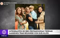 Integrantes de RBD enternecen en redes con fotografía junto a sus hijos - Noticias de maite-perroni