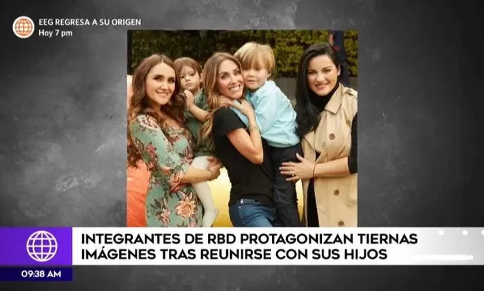 Integrantes De Rdb Integrantes de RBD enternecen en redes con fotografía junto a sus hijos