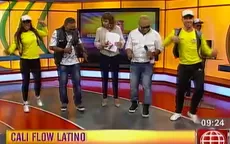 Intérpretes del ‘Ras Tas Tas’ hicieron bailar a Fiorella Rodríguez  - Noticias de cali