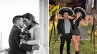 Isabel Acevedo festejó dos años de casada con su esposo Rodney