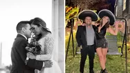 Isabel Acevedo festejó dos años de casada con su esposo Rodney