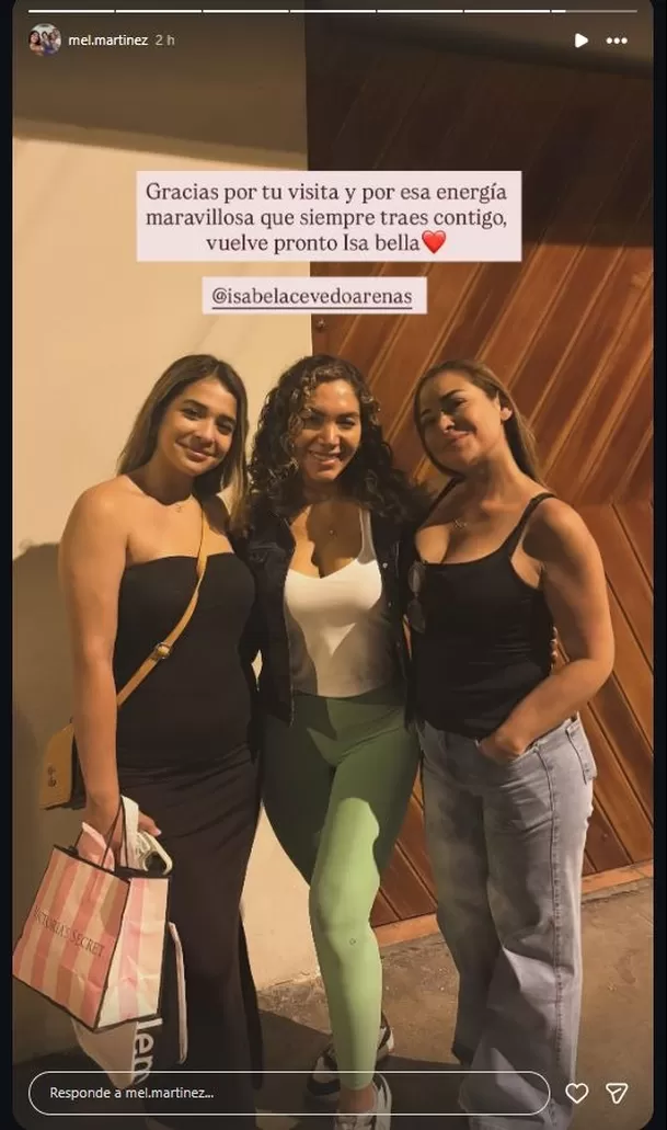 Isabel Acevedo tiene una buena relación con Camila, la primogénita de Christian Domínguez. Video: Instagram