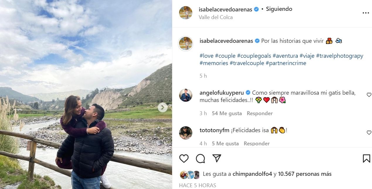 Isabel Acevedo y su romántico viaje con Rodney Rodríguez tras ofrecerle disculpas a Karla Tarazona 