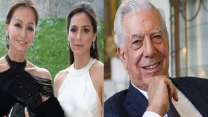 Isabel Preysler. Tamara Falcó. Mario Vargas Llosa