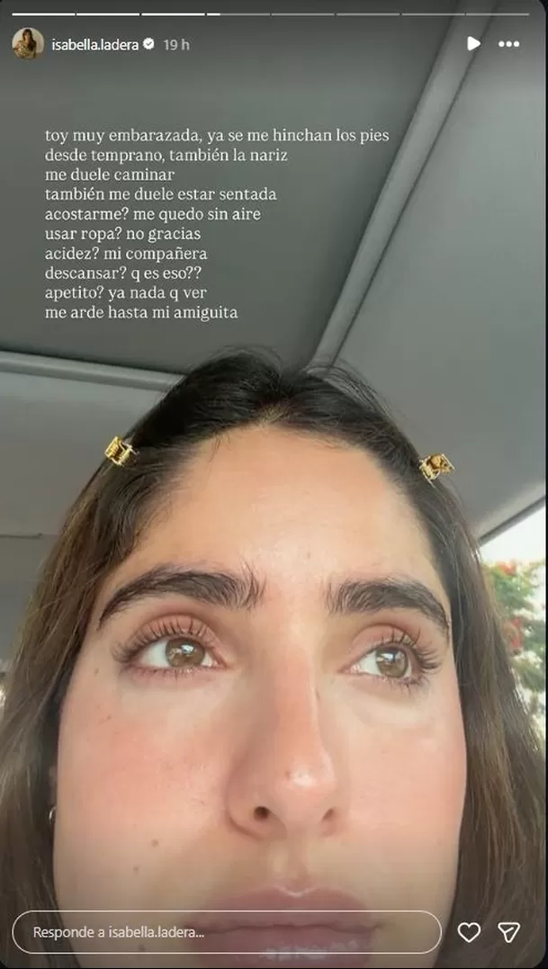 Isabella Ladera: difunden fotos del supuesto nacimiento de su bebé y ella sale a desmentirlo. Video: TikTok @isalavenezolanaa