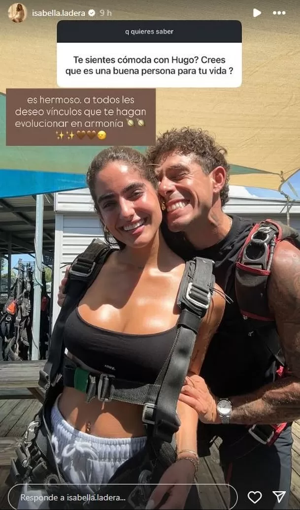 Isabella Ladera emociona a todos con comentario sobre Hugo García / Instagram