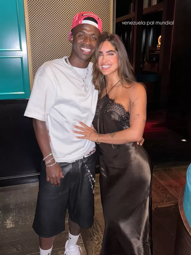Isabella Ladera compartió una foto con Vinicius Jr. en medio de rumores de posible romance entre ambos / Instagram