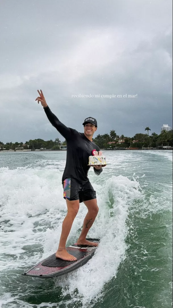 Hugo García cumplió 33 años el lunes 30 de marzo / Instagram