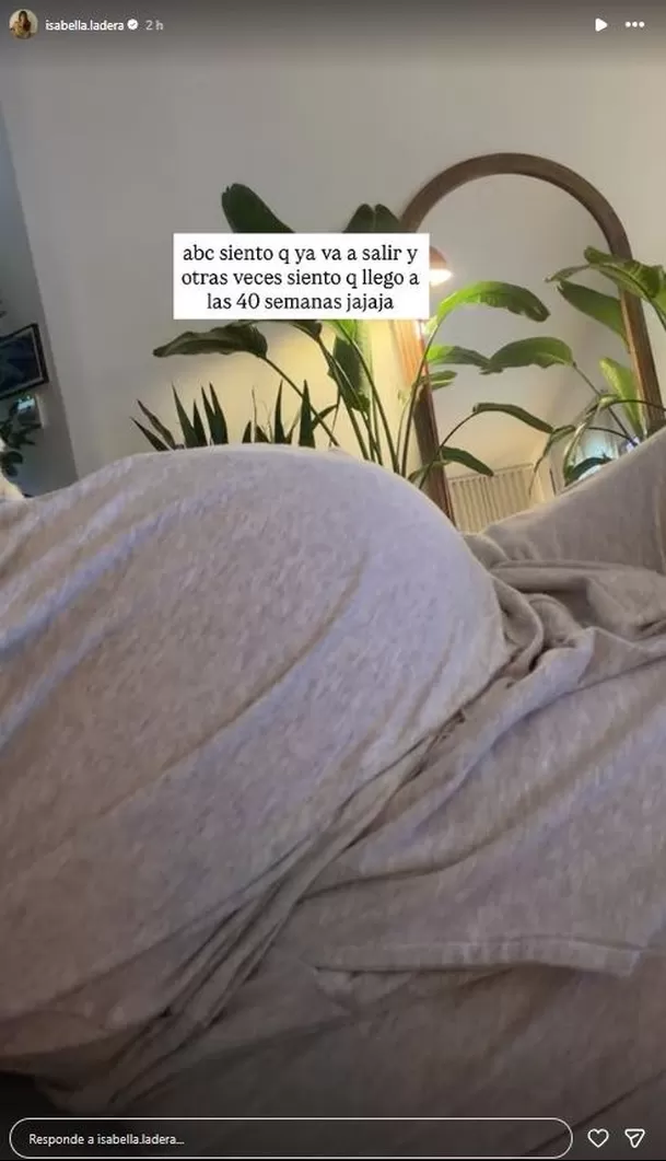 Isabella Ladera recibió ataques al compartir esta fotografía en sus redes sociales / IG: isabella.ladera Isabella Ladera recibió ataques al compartir esta fotografía en sus redes sociales / IG: isabella.ladera