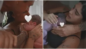 Isabella Ladera conmueve con íntimas imágenes del parto de su bebé con Hugo García / IG: isabella.ladera