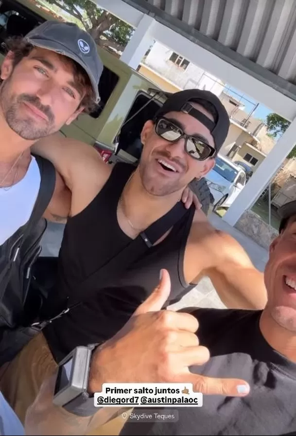 Hugo García con Austin Palao y Diego Rodríguez en México / Captura Hugo García con Austin Palao y Diego Rodríguez en México / Captura