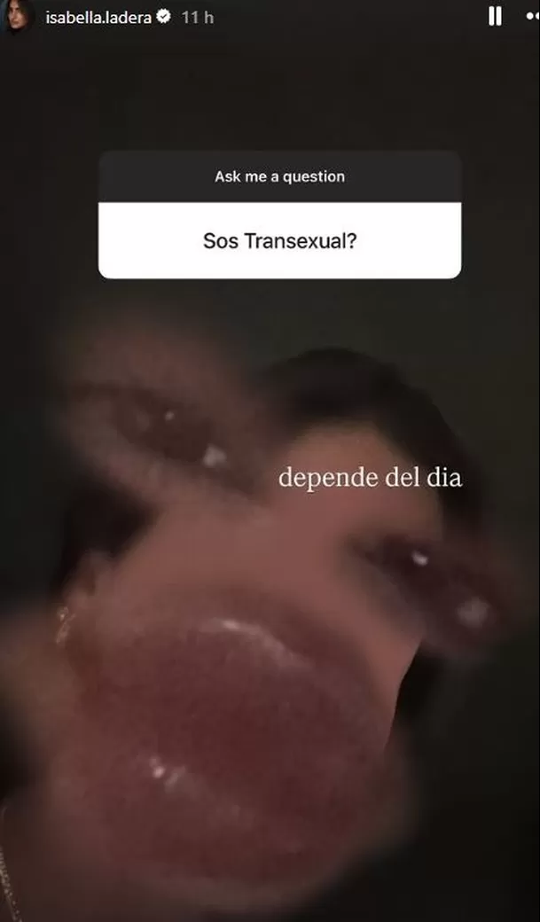 Isabella Ladera negó ser transexual / Instagram