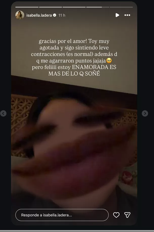 Isabella Ladera abrió su corazón. La influencer contó que soportó 26 horas de parto, confesó que "casi tiró la toalla" y reveló cómo logró traer al mundo a Koa Isabella Ladera abrió su corazón. La influencer contó que soportó 26 horas de parto, confesó que "casi tiró la toalla" y reveló cómo logró traer al mundo a Koa