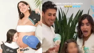 Hugo García e Isabella Ladera esperan un niño. Foto: Instagram / TikTok