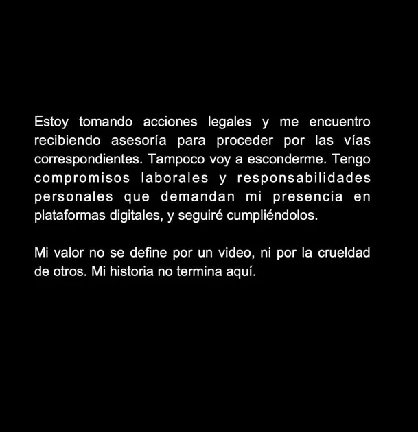 Isabella Ladera anuncia acciones legales contra Beéle / Instagram