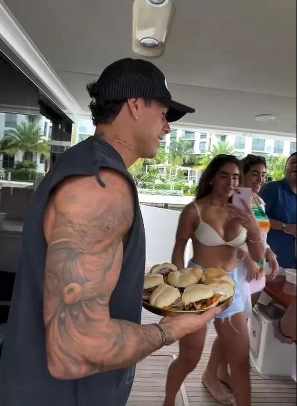 Hugo García se burla de Isabella Ladera por el triunfo del pan con chicharrón ante la arepa venezolana en el Mundial de desayunos / Instagram Hugo García se burla de Isabella Ladera por el triunfo del pan con chicharrón ante la arepa venezolana en el Mundial de desayunos / Instagram