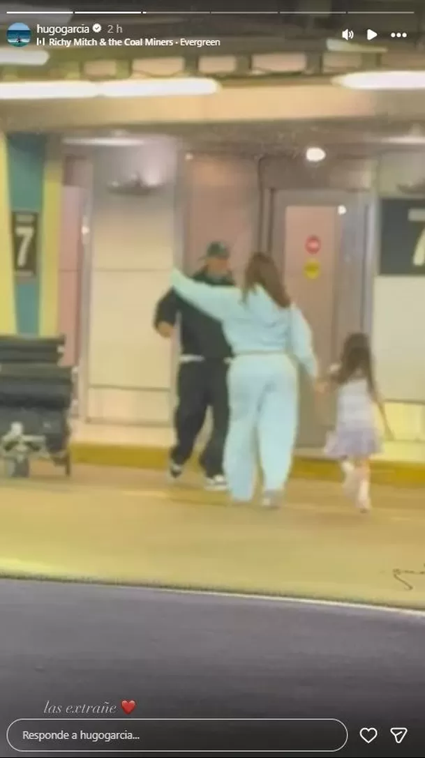 El exchico reality regresó a Miami tras viajar de emergencia por el entierro de su abuelita. Video: Instagram