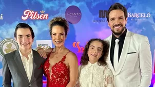 Virna Flores e Ismael La Rosa con sus hijos / América Televisión / Instagram