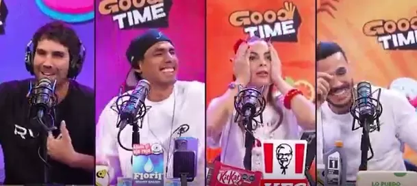 Israel Dreyfus troleó a Laura Spoya en pleno programa / Captura