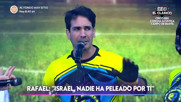 Israel Dreyfus defendió su puesto en EEG. Fuente: AméricaTV