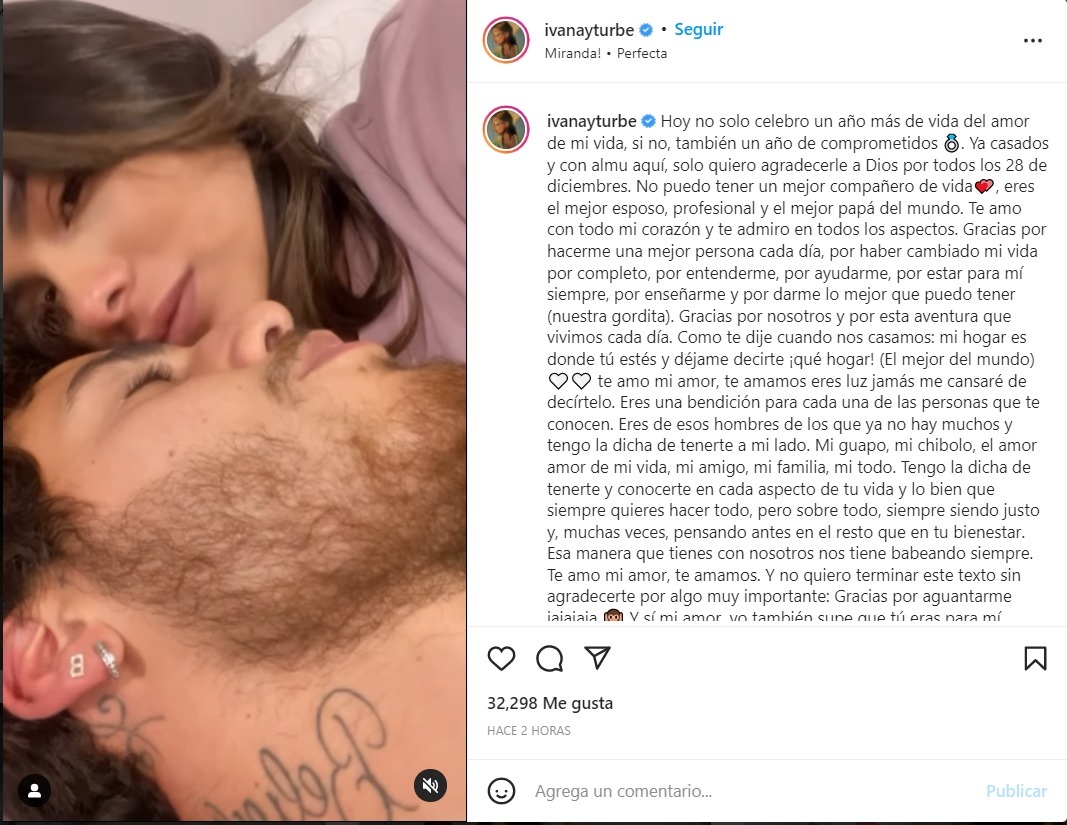 Ivana Yturbe celebra así un año de compromiso con Beto Da Silva