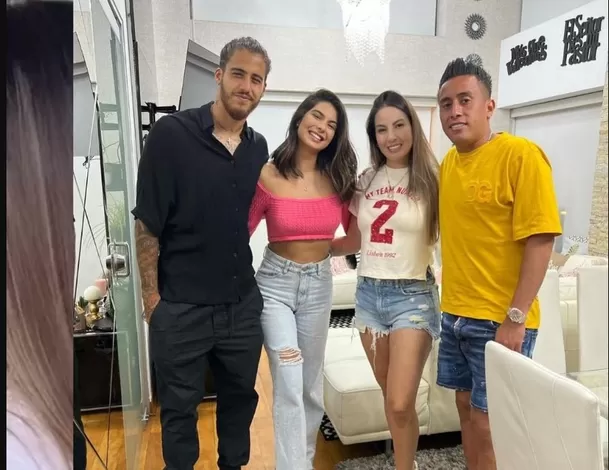 Pamela López su esposo Christian Cueva, Ivana Yturbe y Beto da Silva son muy amigos/Foto: Instagram