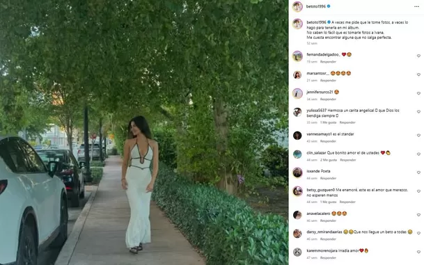 Beto da Silva dedicó romántica publicación a Beto da Silva. Fuente: Instagram