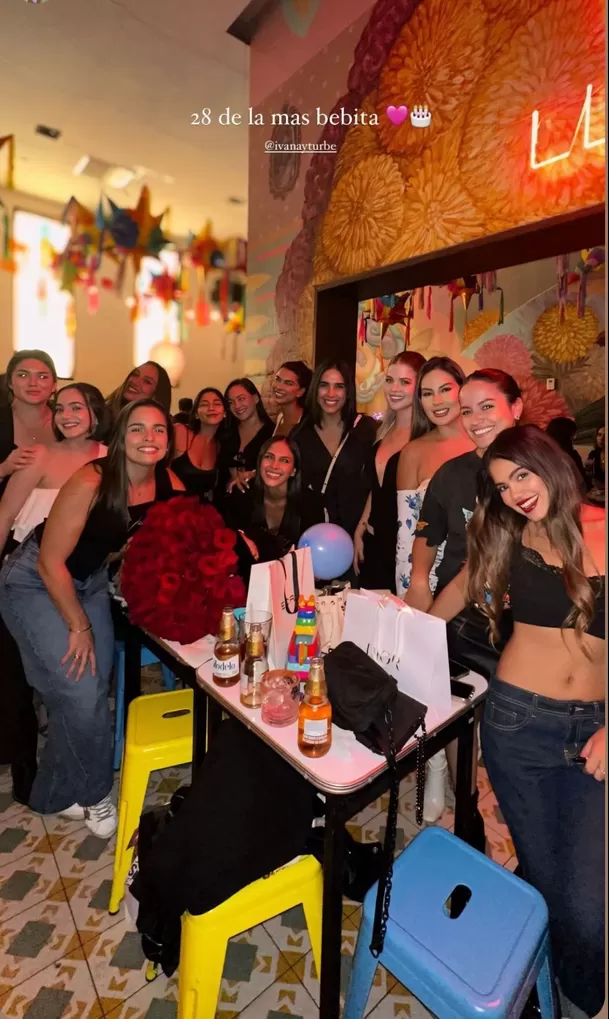 Ivana Yturbe adelantó la celebración de su cumpleaños con sus amigas el último jueves para poder estar con su esposo en Tarma/Foto: Instagram