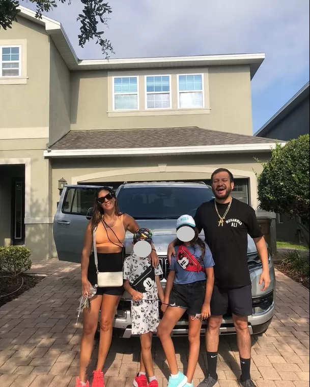 Tilsa Lozano y Miguel Hidalgo estuvieron con sus hijos en Estados Unidos / Instagram