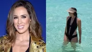 Jacqueline Bracamontes mostró su ‘pancita’ durante sus vacaciones en las Bahamas