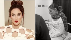 Jacqueline Bracamontes terminó enel  hospital tras accidente en casa. Fuente: Instagram