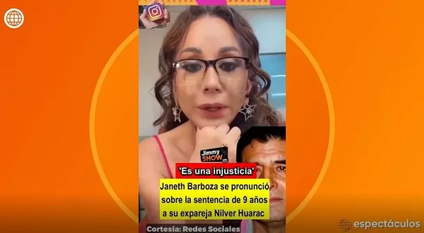 Janet Barboza hizo una transmisión en vivo y se refirió al caso de Nilver Huarac / Captura