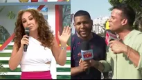 Janet Barboza se molestó en vivo al ver a Christian Domínguez bromeando acerca de los infieles /Fotos y video: América Hoy